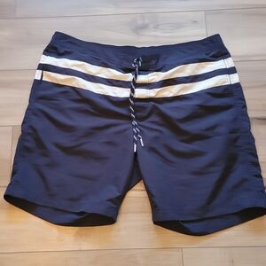 Land's End Navy Swim Trunks